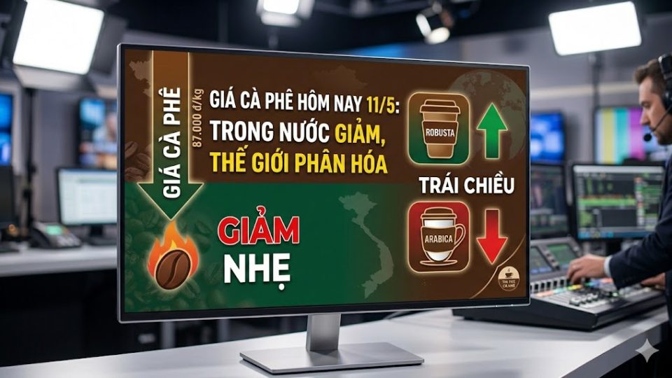 Giá cà phê hôm nay 11/5: Giảm nhẹ ngày đầu tuần